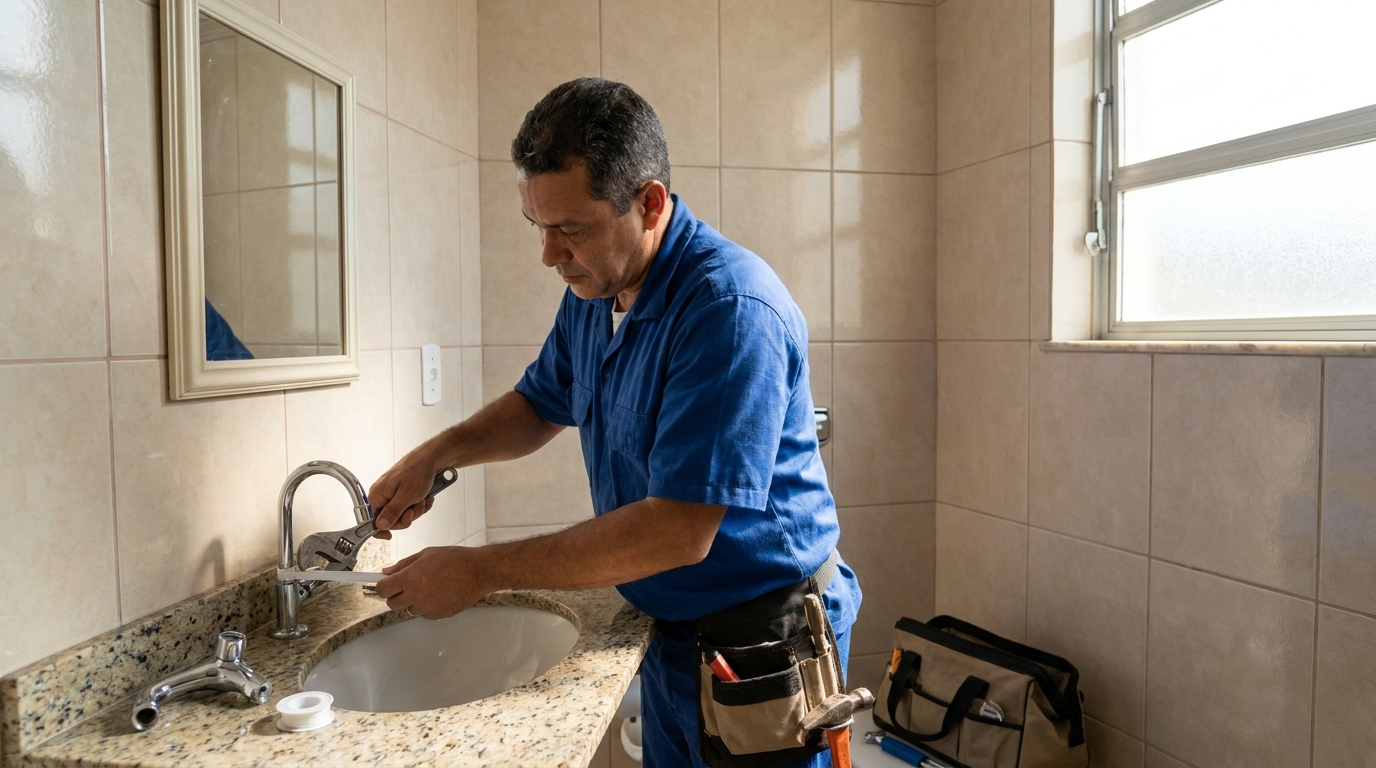 Ajustes em Torneiras no Caputera, Sorocaba‑SP